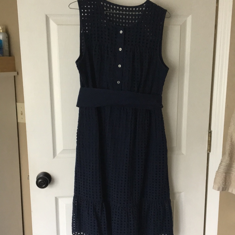 J. Crew Navy Blue Dress